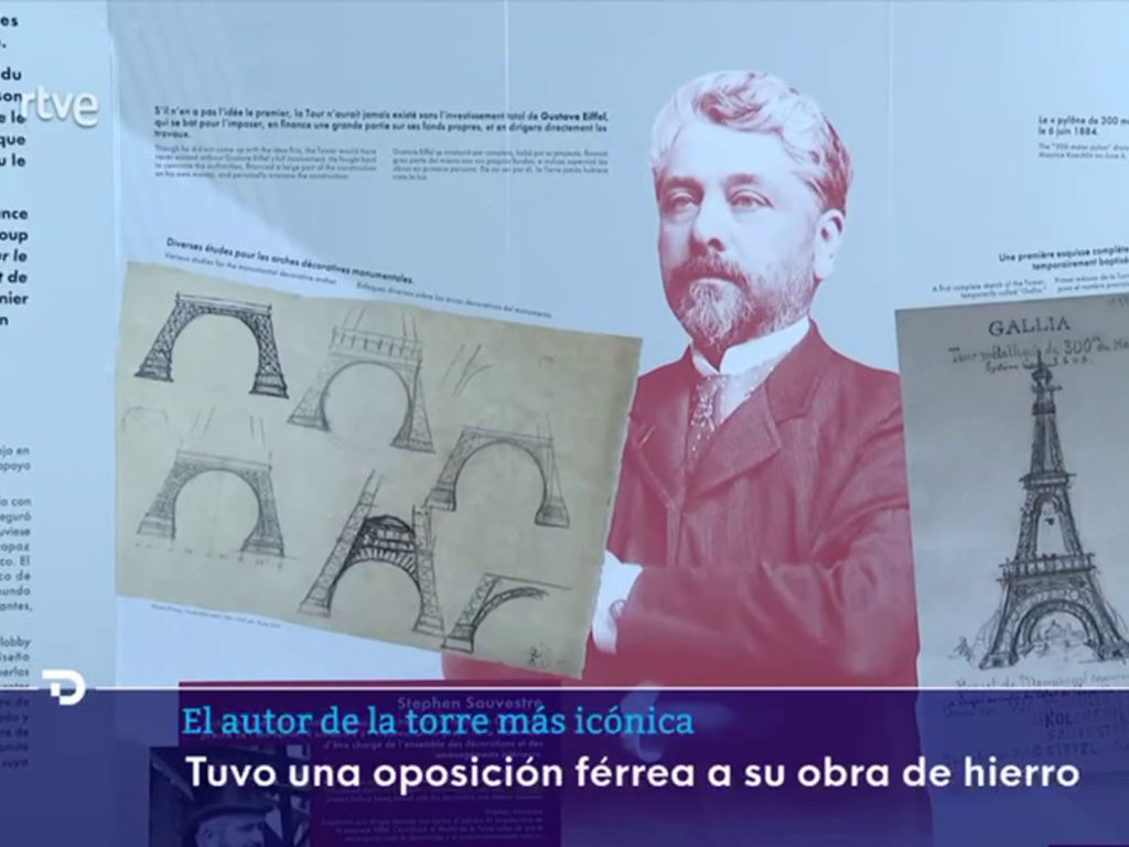 Spanish public channel RTVE reports on the exhibition
