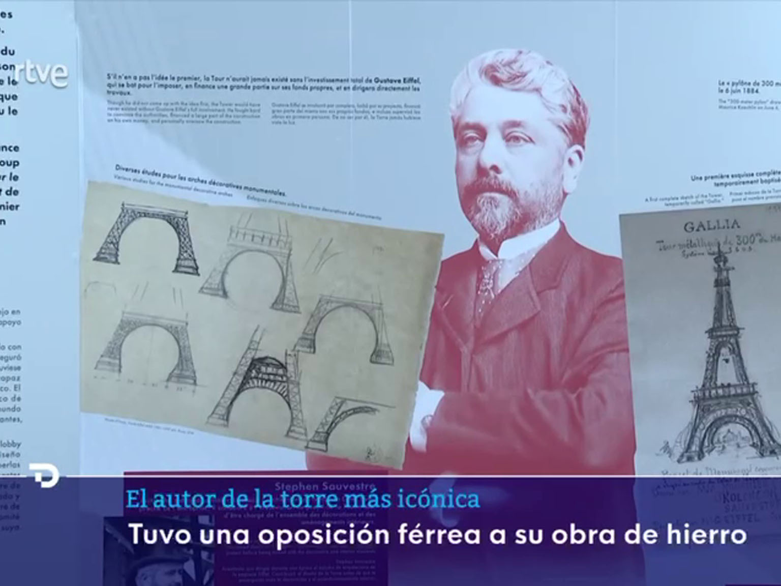 Spanish public channel RTVE reports on the exhibition