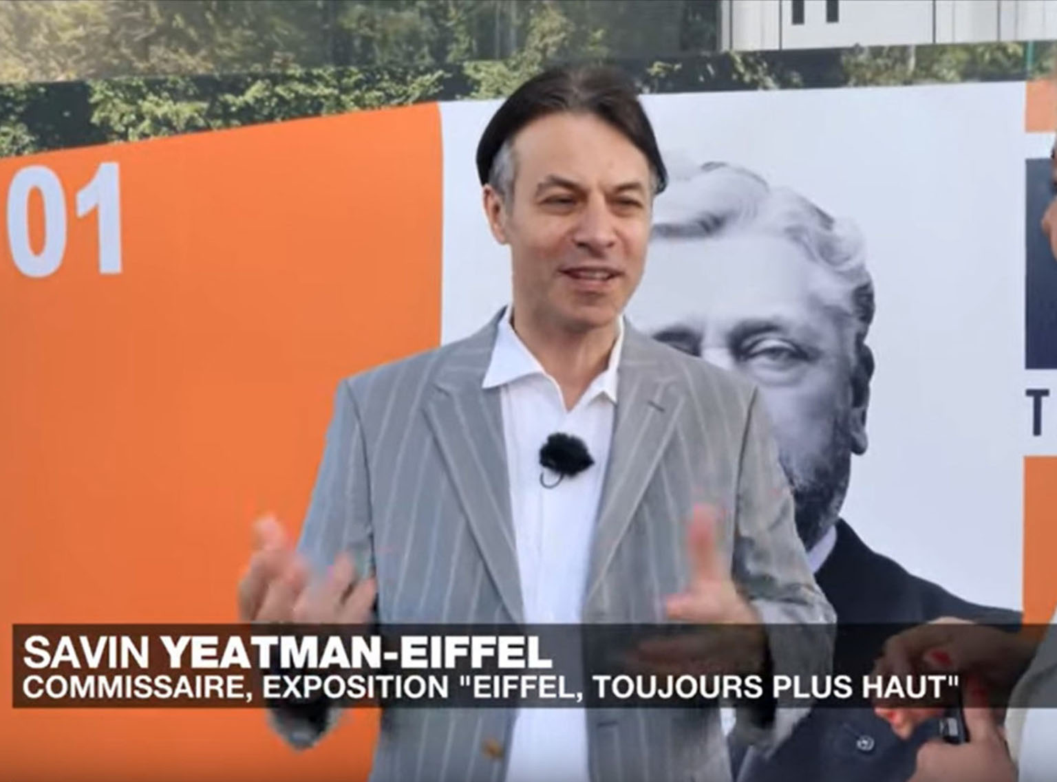 L’émission de France24 « C’est en France » tournée à l’exposition!