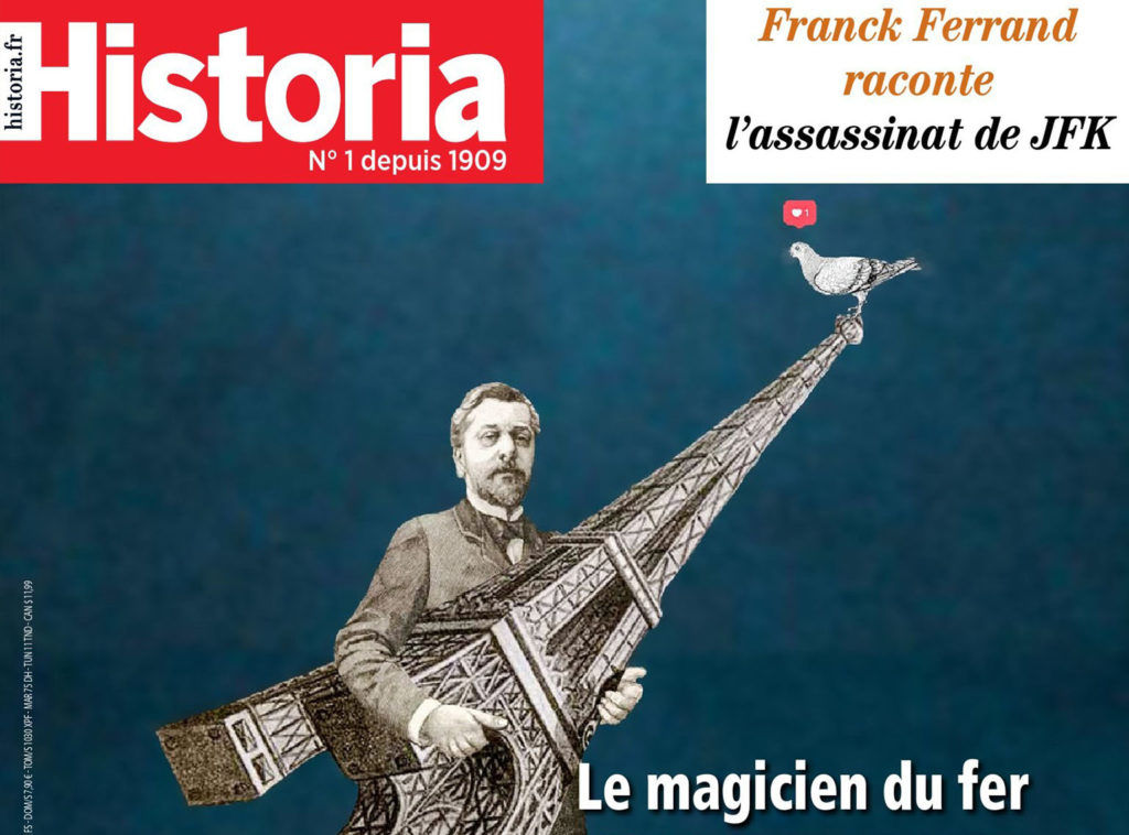 Interview du commissaire de l’exposition dans le magazine Historia spécial Gustave Eiffel