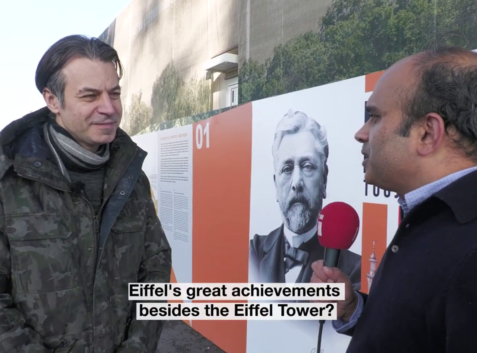RFI news report on the exhibition “Higher and Higher”